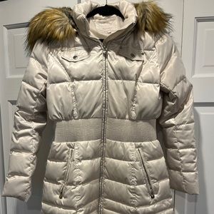 Laundry parka with faux fur hood - medium